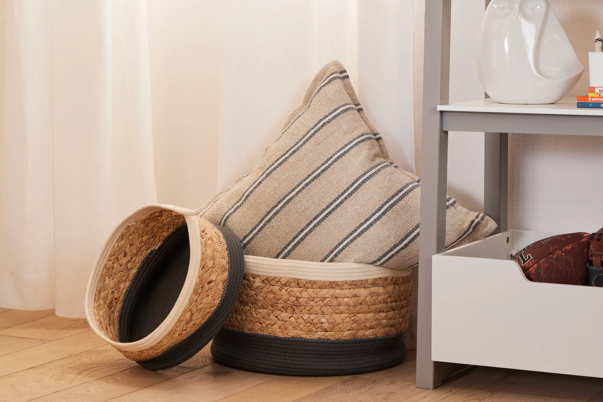 Ariel Multicolored Set Of 3 Basket