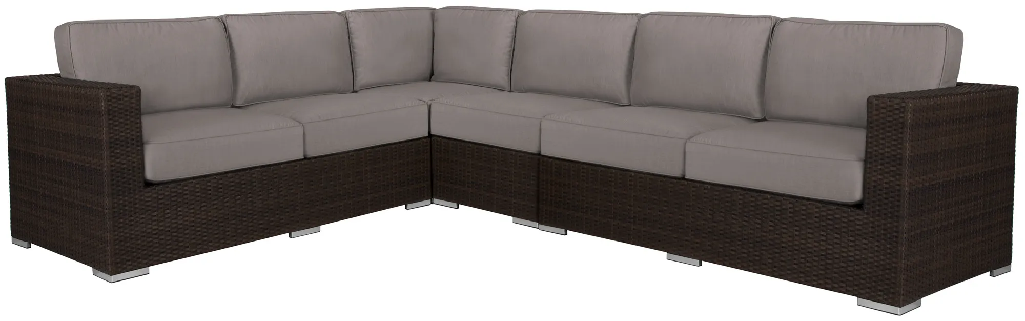 Fina Gray Large Two-arm Sectional