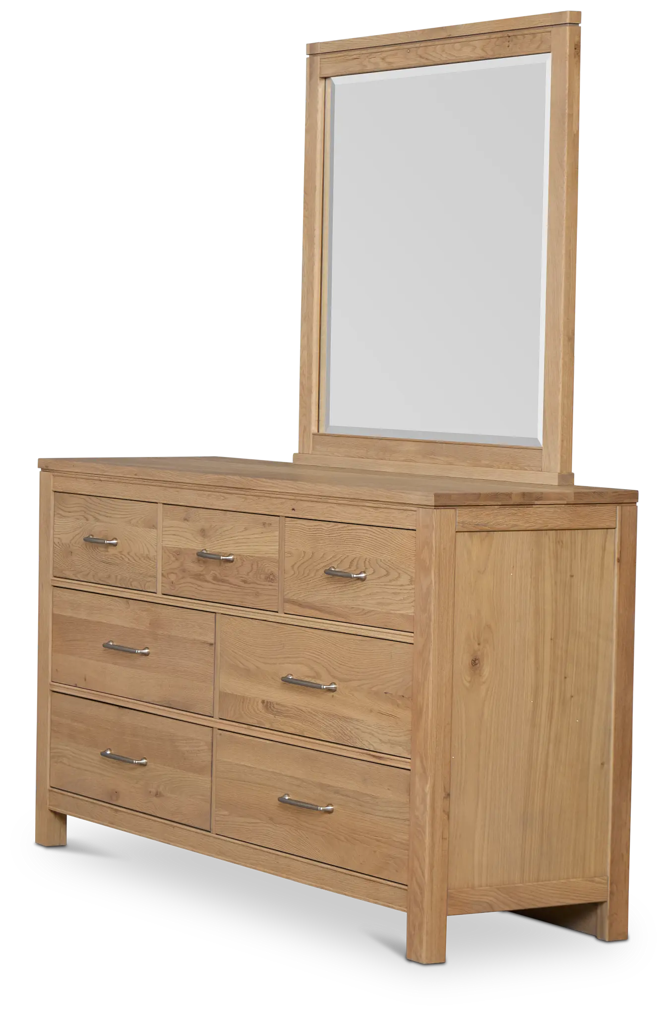 Carolina Light Tone Dresser & Mirror Carolina Light Tone Dresser & Mirror