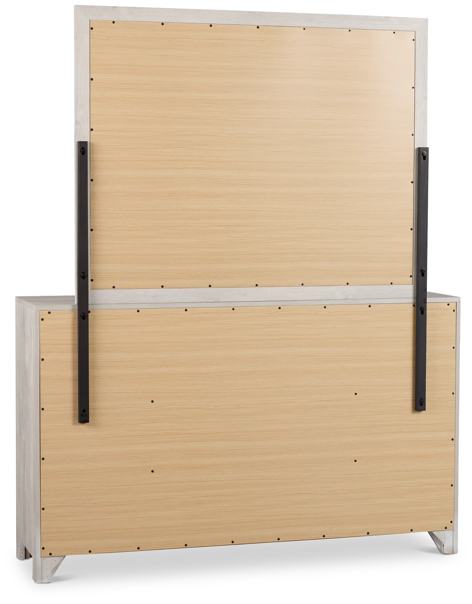 Delray White Dresser & Mirror Delray White Dresser & Mirror