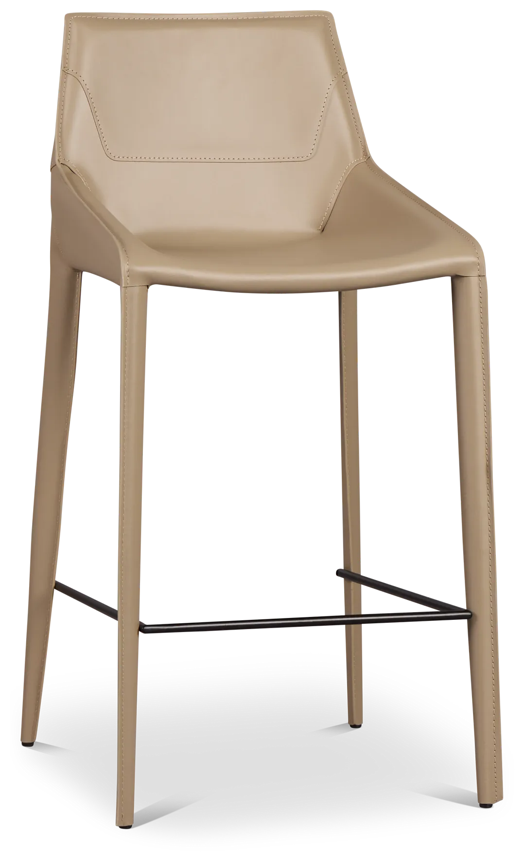 Wayne Beige 27" Upholstered Barstool