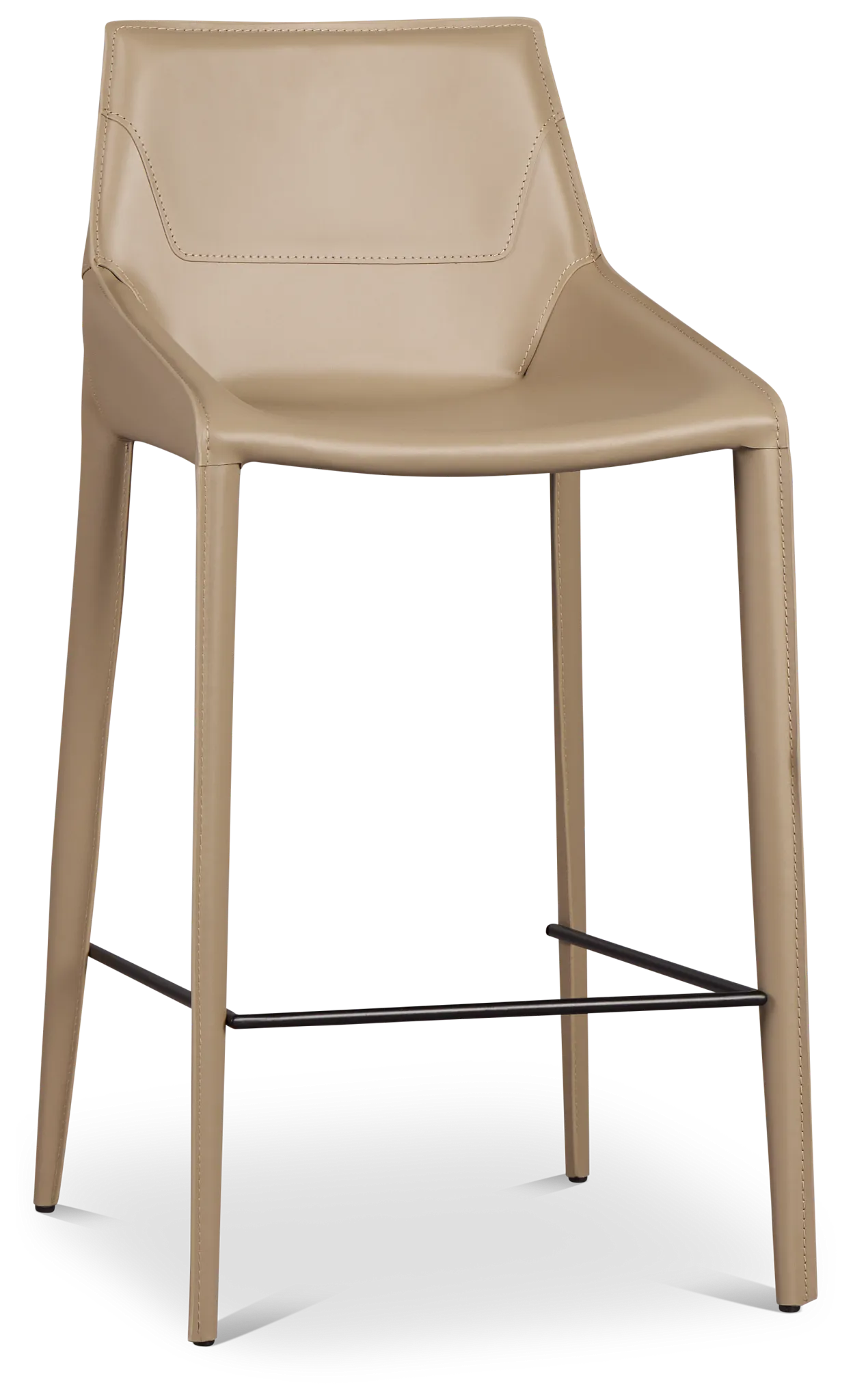 Wayne Beige 27" Upholstered Barstool