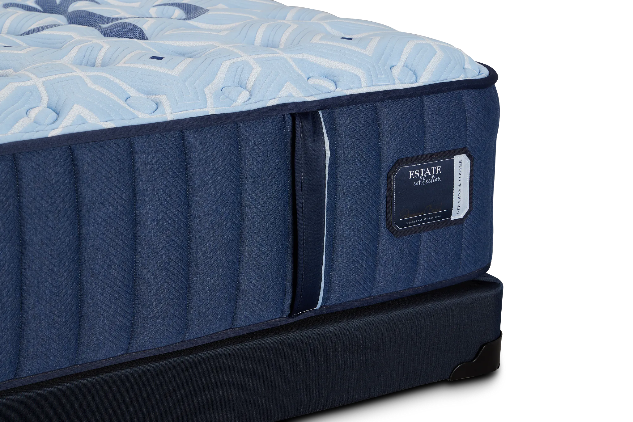 Stearns & Foster Estate Firm Low-profile Mattress Set