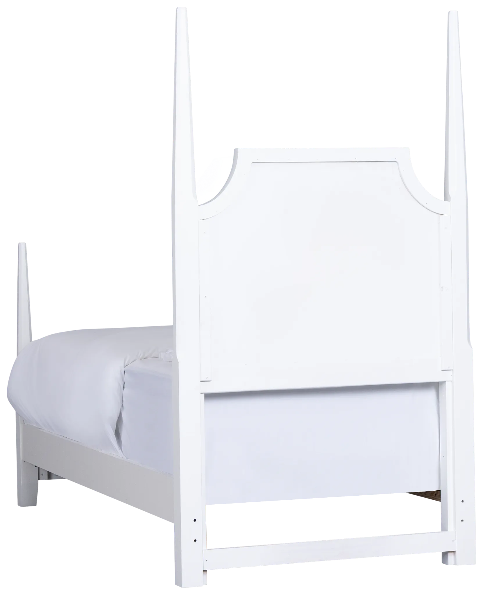 Carolina White Poster Bed