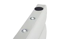 Miami White Uph Platform Bed