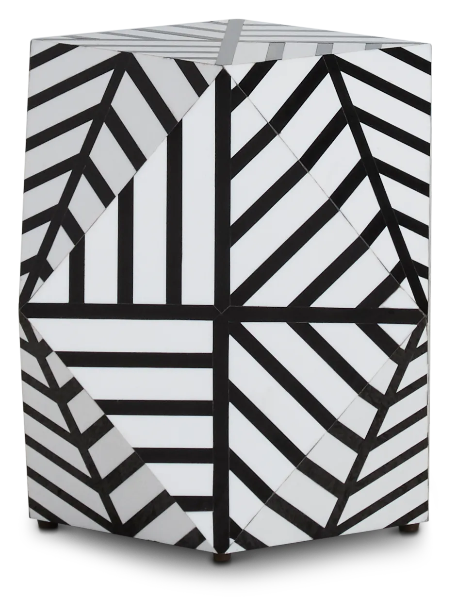 Hex Acrylic Accent Table