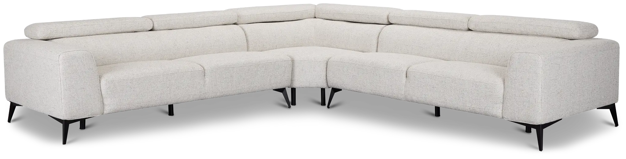 Alina Beige Fabric Small Two-arm Sectional Alina Beige Fabric Small Two-arm Sectional