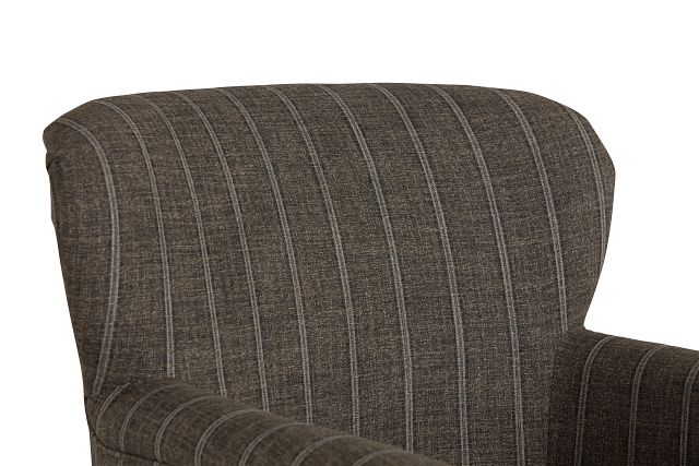 Layla Brown Fabric Accent Chair