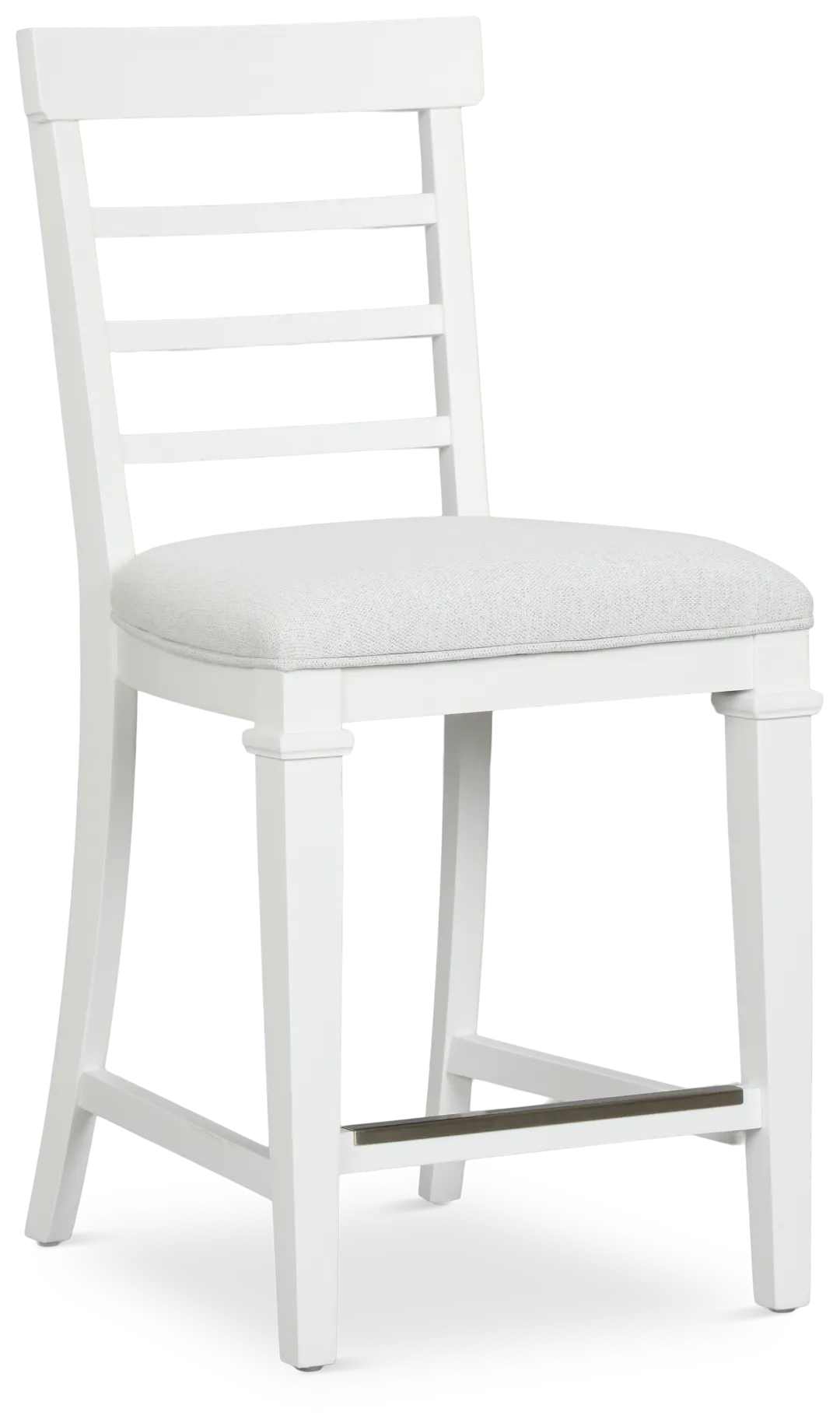 Cape Cod Ivory 24" Upholstered Barstool
