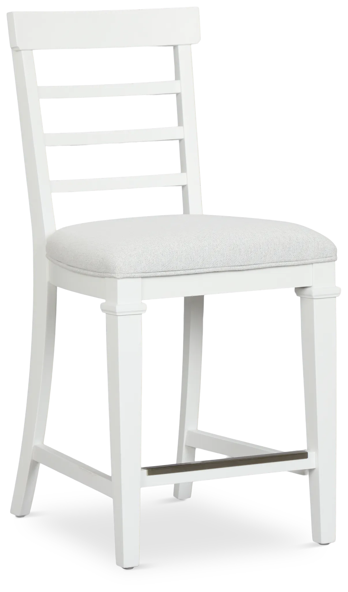 Cape Cod Ivory 24" Upholstered Barstool