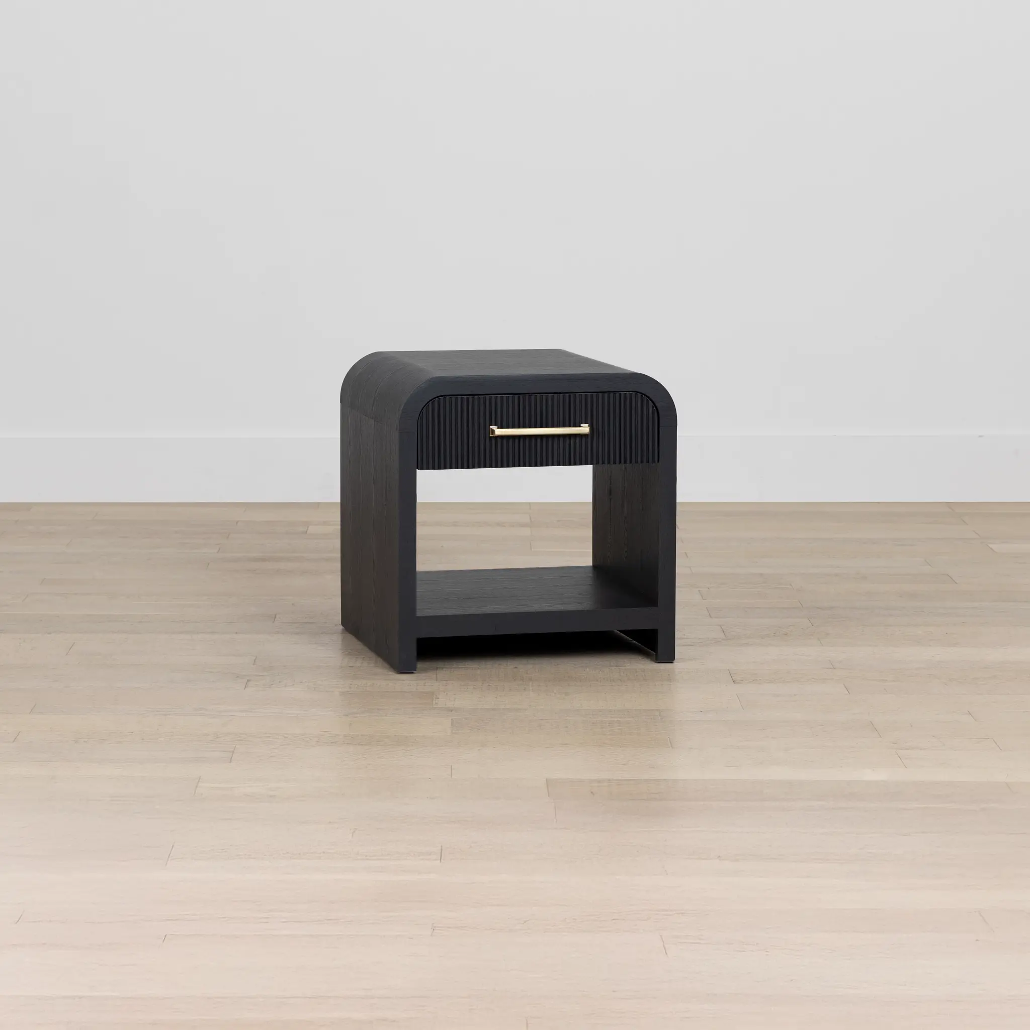 Lyndie Black Drawer Square End Table Lyndie Black Drawer Square End Table
