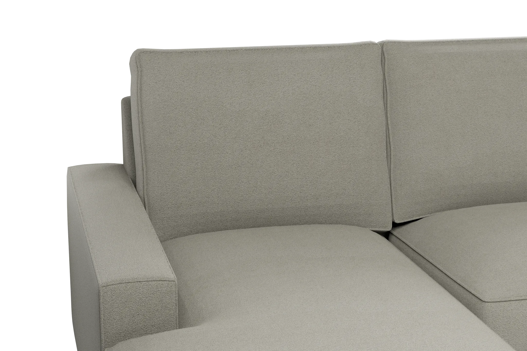 Edgewater Elite Gray Double Chaise Sectional