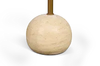 Dolli Beige Round End Table