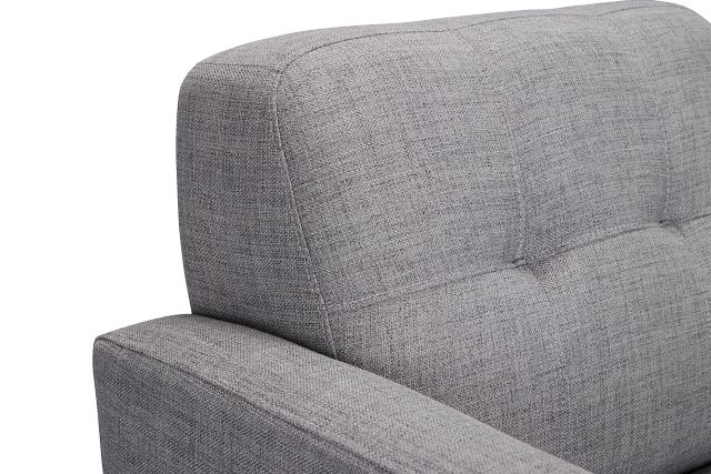 Raya Light Gray Fabric Chair