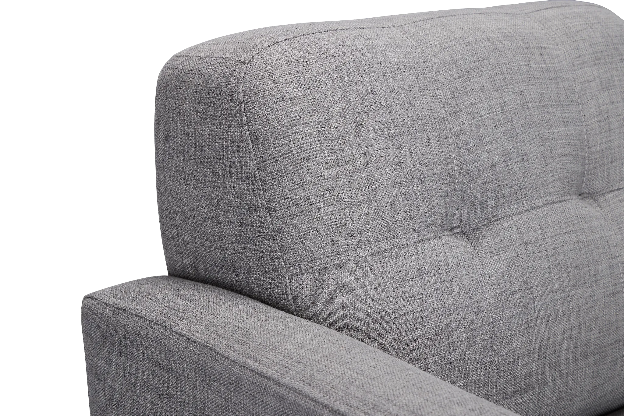 Raya Light Gray Fabric Chair