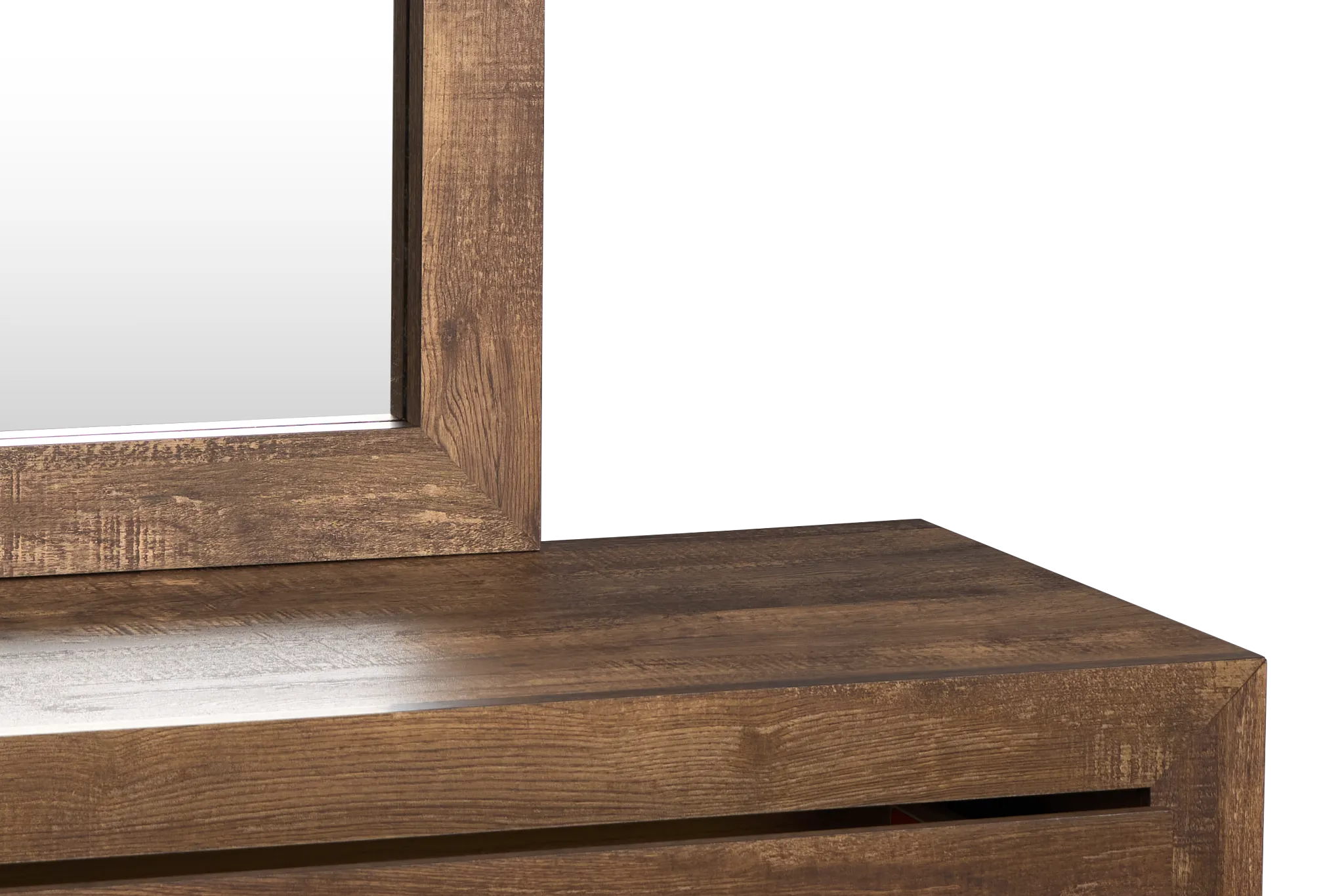 Ollie Dark Tone Dresser & Mirror
