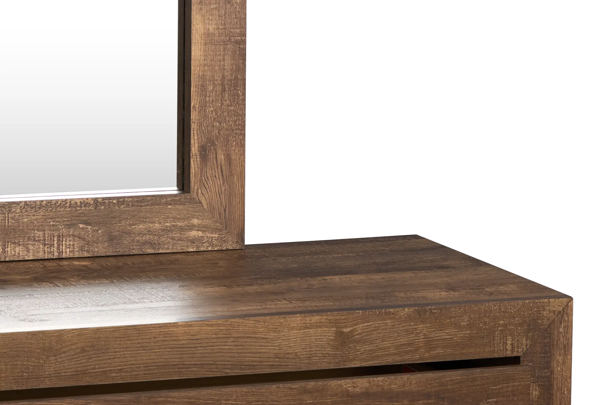 Ollie Dark Tone Dresser & Mirror Ollie Dark Tone Dresser & Mirror