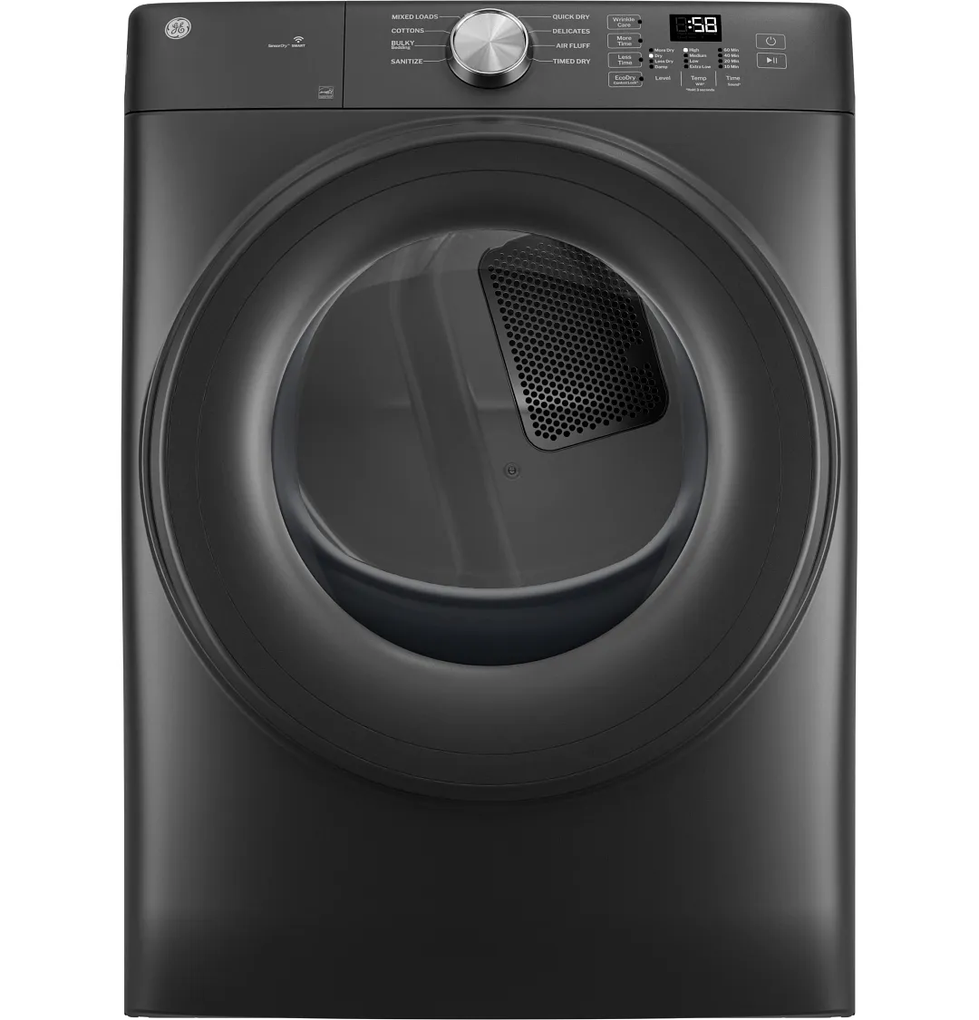 Ge 35 Series Dark Gray Front Load Electric Dryer