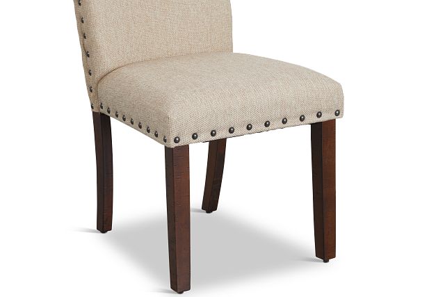Jax Beige Upholstered Side Chair (6)