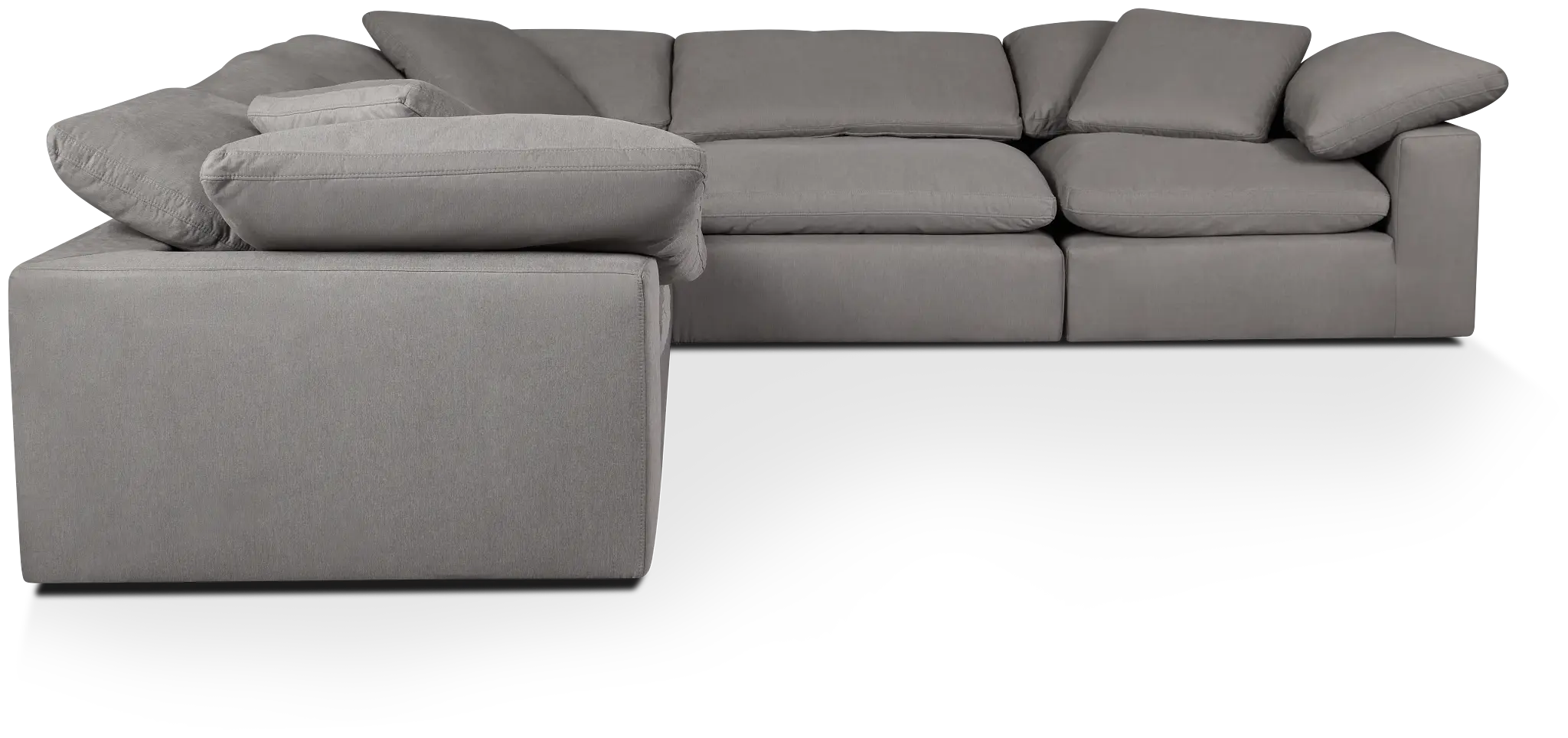 Nixon Light Gray Fabric 5-piece Modular Sectional Nixon Light Gray Fabric 5-piece Modular Sectional