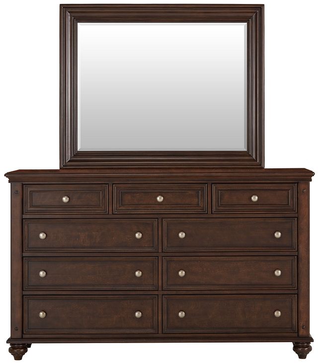 Savannah Dark Tone Dresser & Mirror