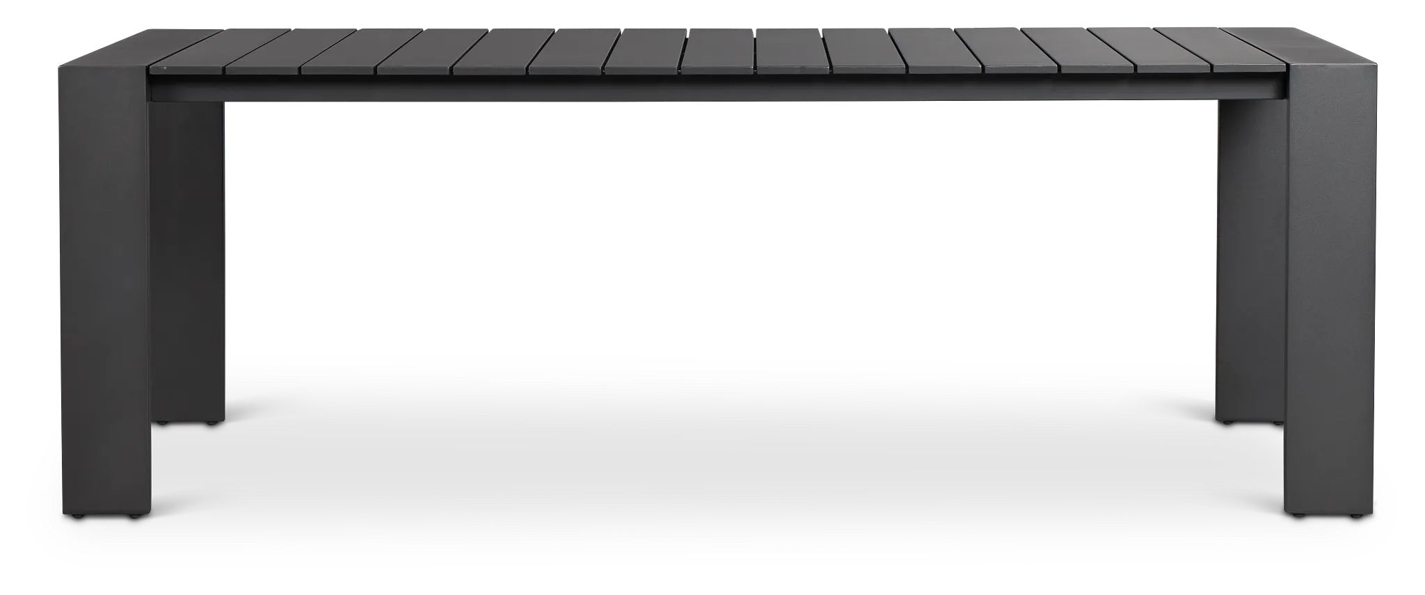 Sunrise Dark Gray 86" Rectangular Table