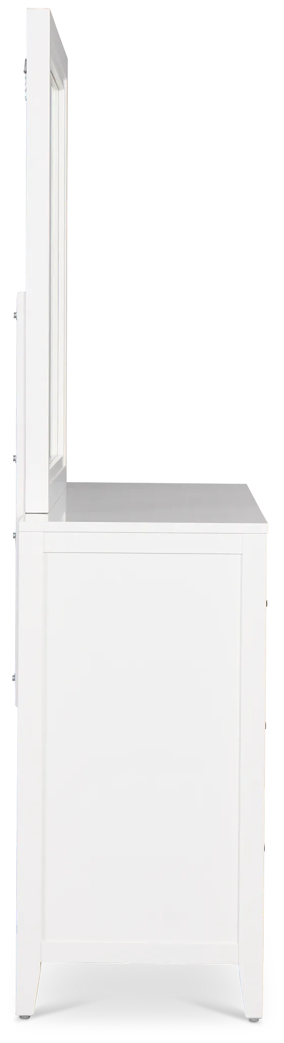 Nantucket White Dresser & Mirror