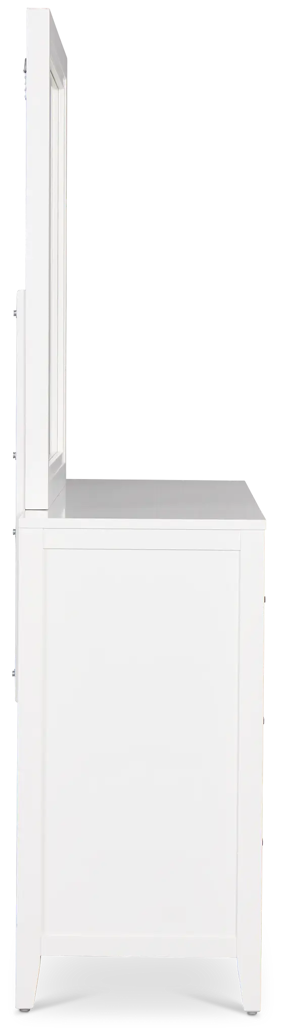 Nantucket White Dresser & Mirror Nantucket White Dresser & Mirror