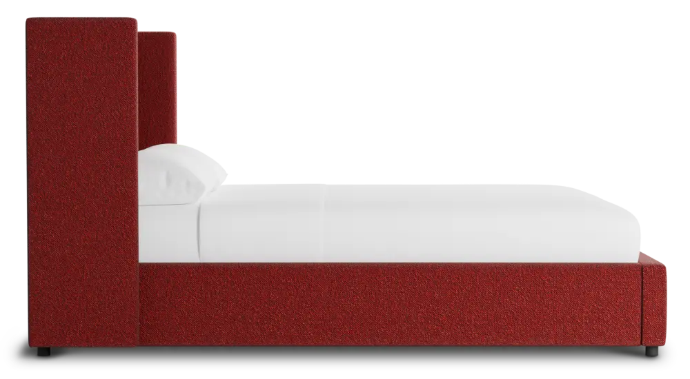 Captiva Elite Red 48" Upholstered Shelter Bed Captiva Elite Red 48" Upholstered Shelter Bed