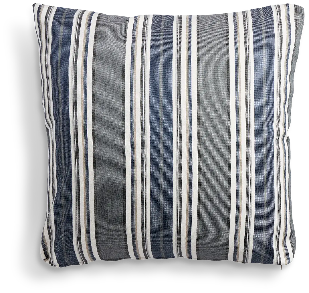 Amuse Blue Stripe 20" Accent Pillow Amuse Blue Stripe 20" Accent Pillow