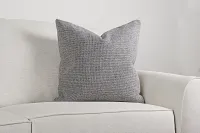 Nova Black 22" Accent Pillow