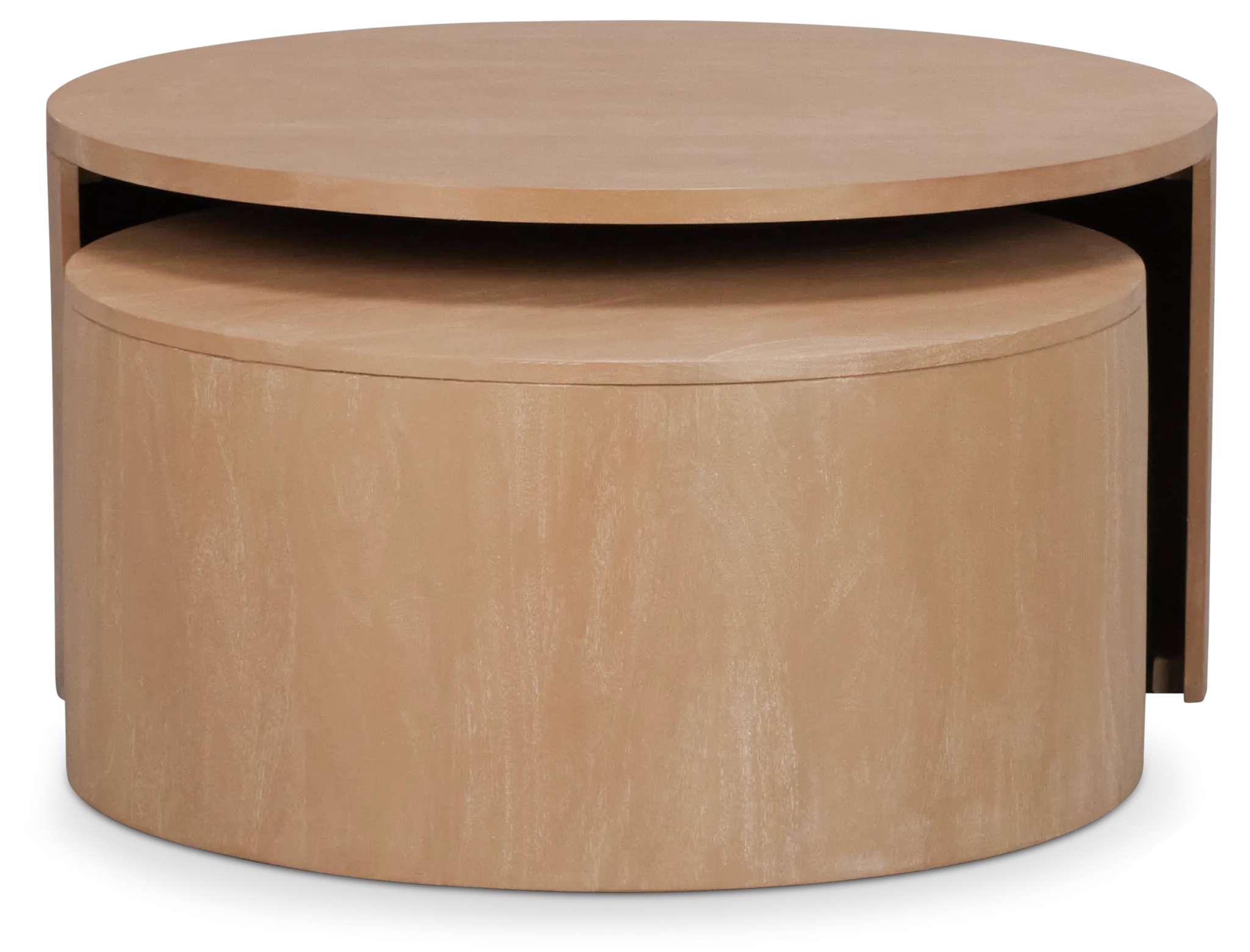Matteo Light Tone Wood Nesting Coffee Table