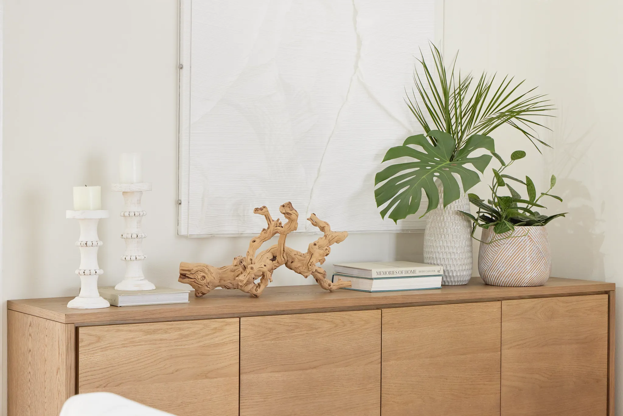 Brock White 11" Candle Holder