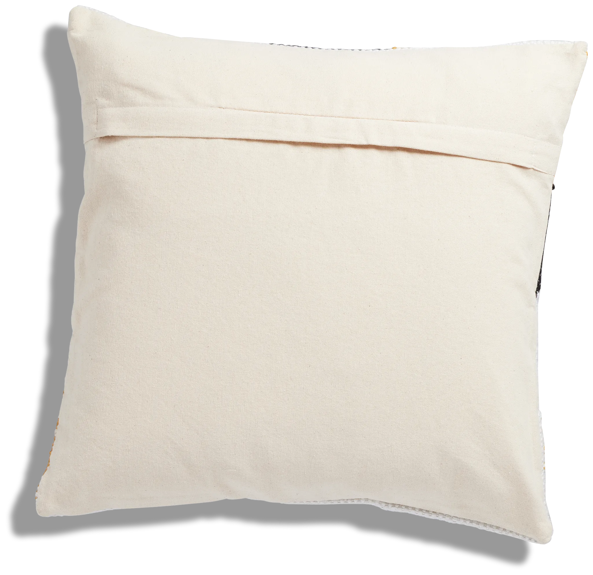 Kash White 20" Accent Pillow
