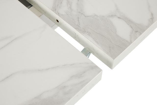 Modena White Rectangular Table