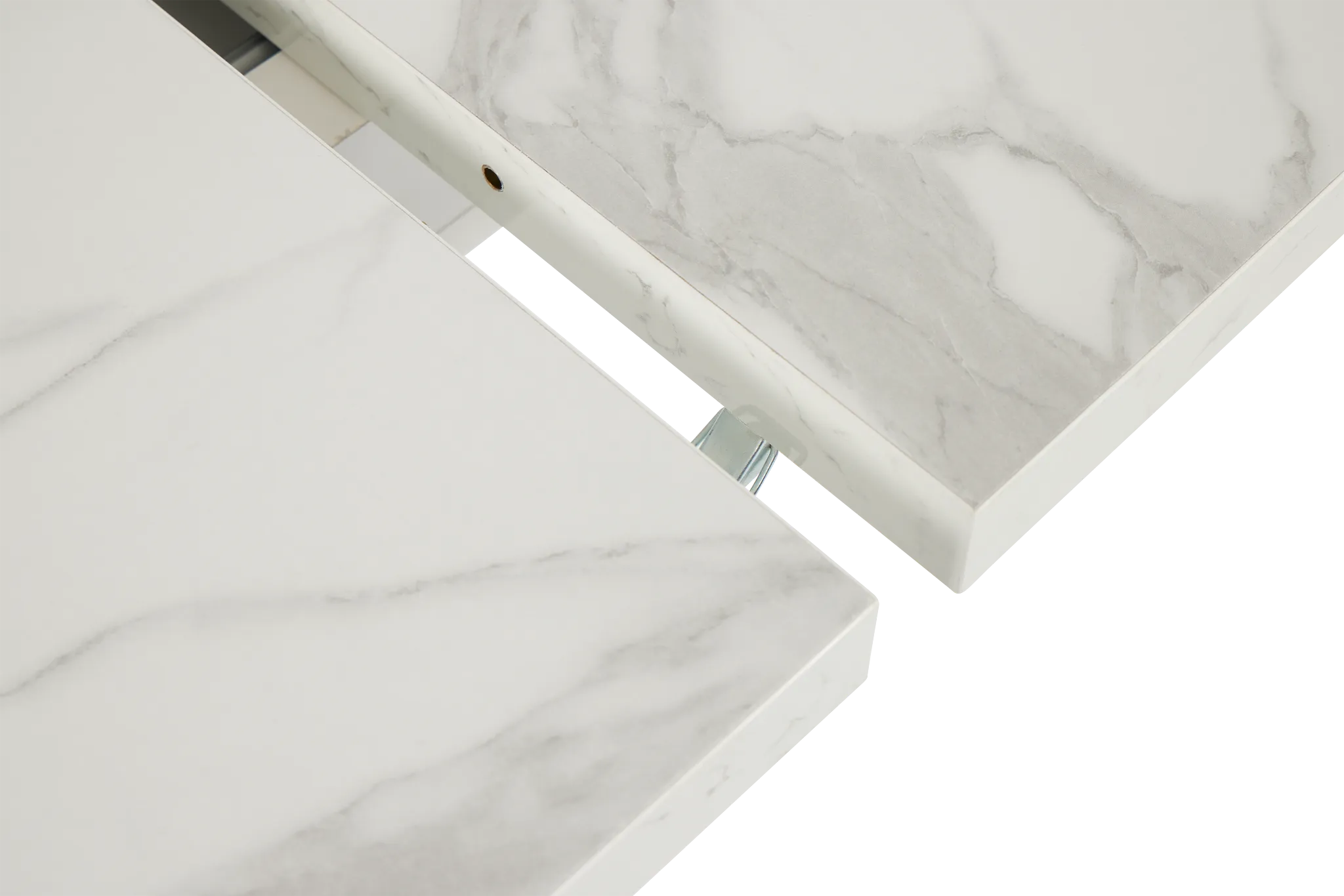 Modena White Rectangular Table