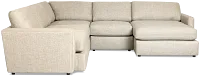 Maxwell Dark Gray Fabric Medium Right Chaise Sectional