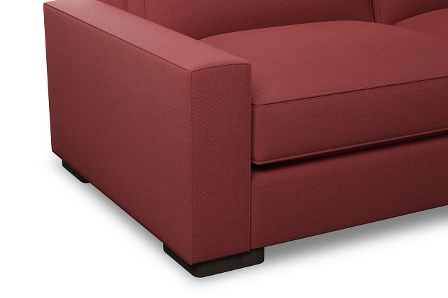 Edgewater Haven Red 84" Sofa W/ 2 Cushions