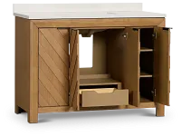 Delray Light Tone 48" Single Bathroom Vanity