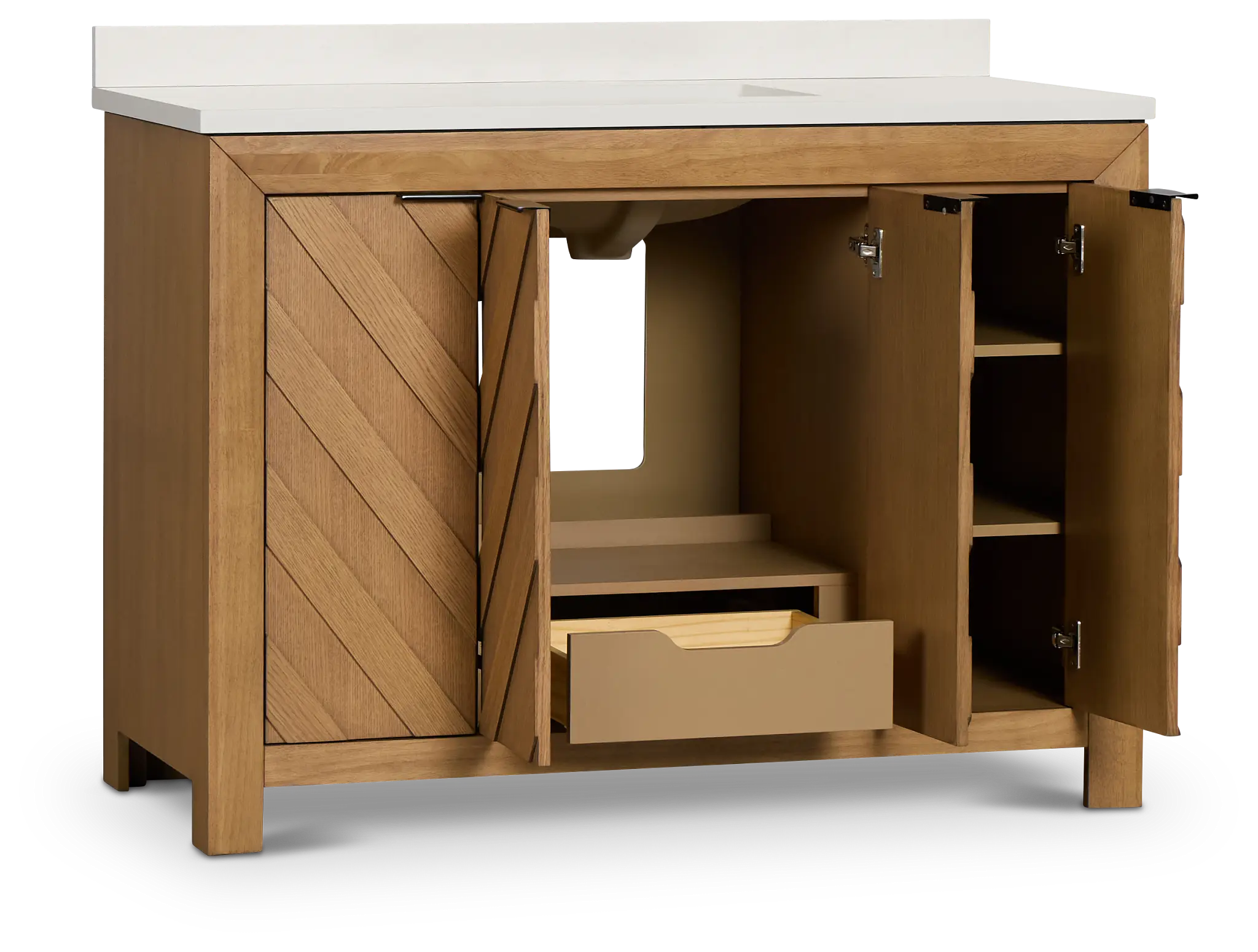 Delray Light Tone 48" Single Bathroom Vanity Delray Light Tone 48" Single Bathroom Vanity