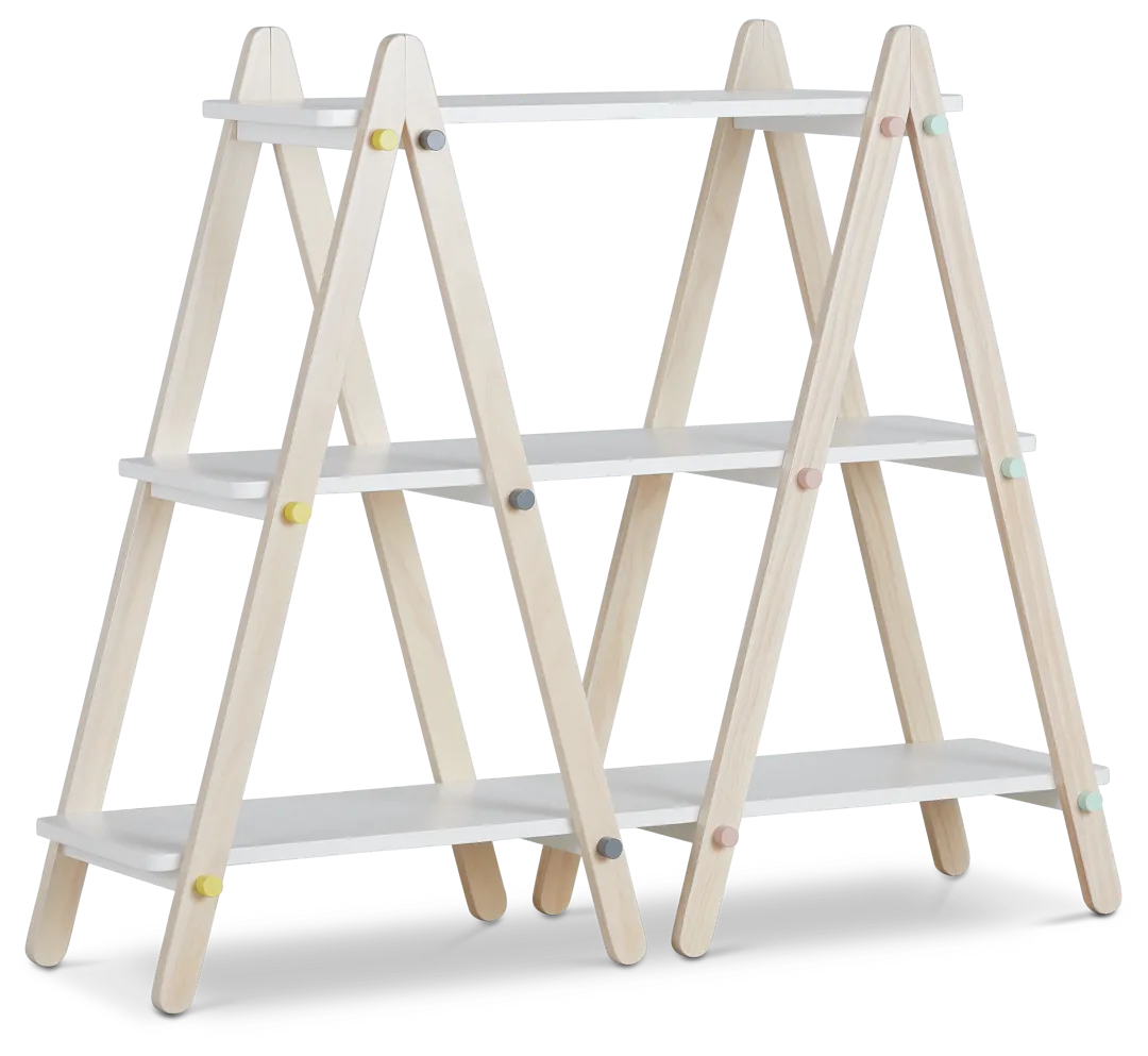 Dottie White Storage Bookcase