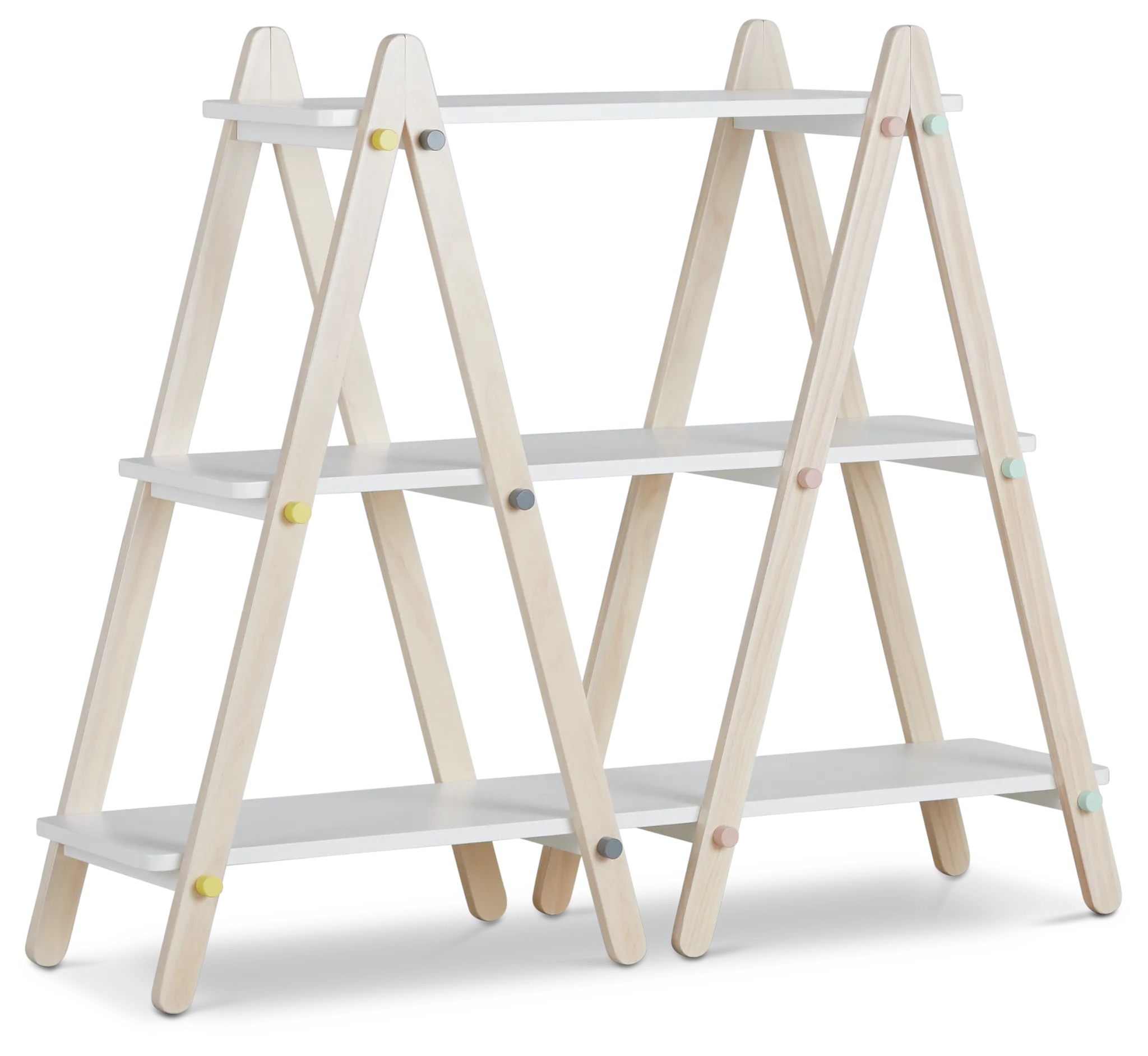 Dottie White Storage Bookcase