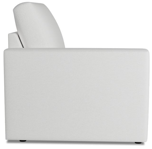 Citymod White Fabric Left Chair