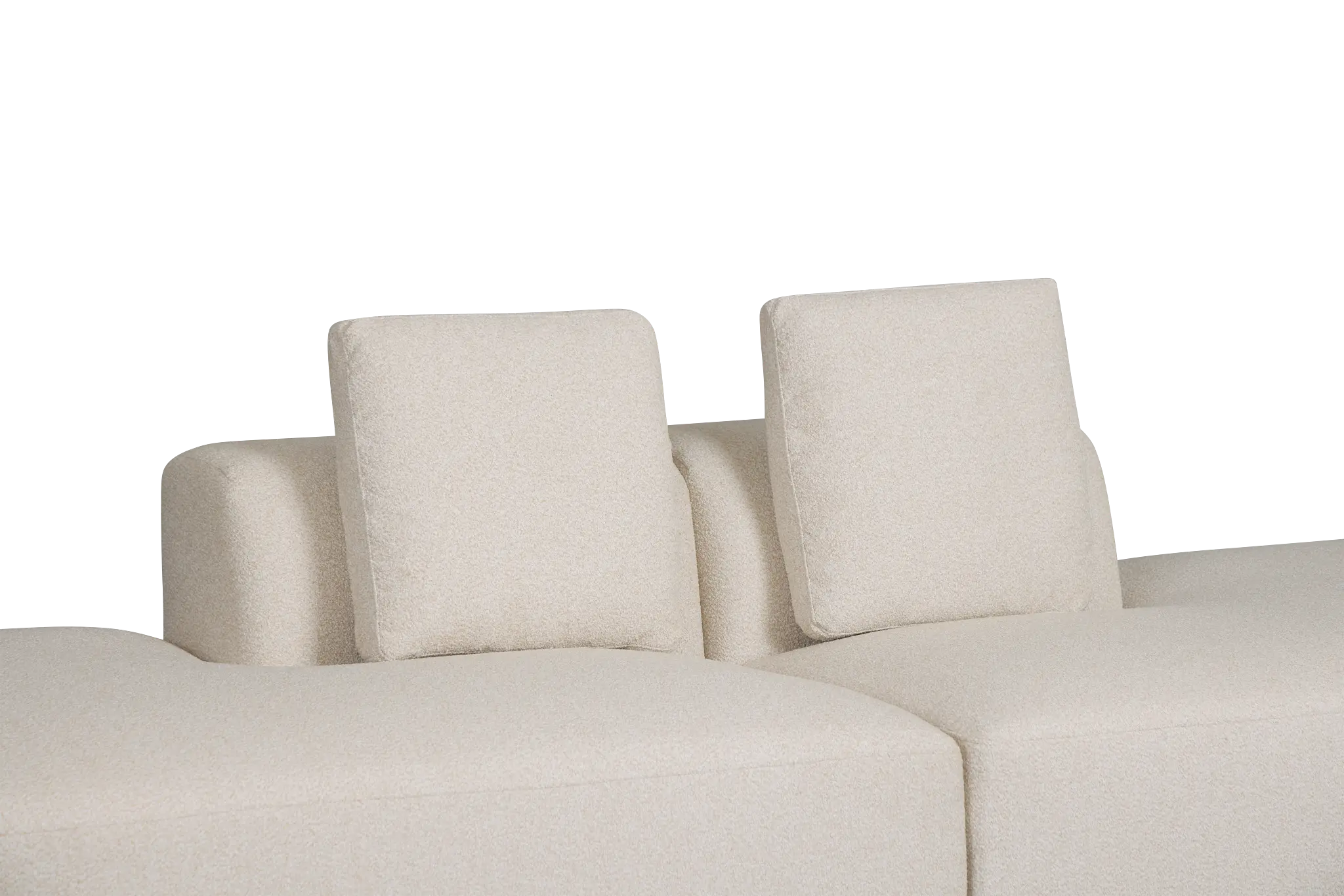 Catalina Beige Fabric 2-piece Modular Sofa Catalina Beige Fabric 2-piece Modular Sofa