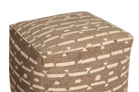 Pali Gray Accent Pouf