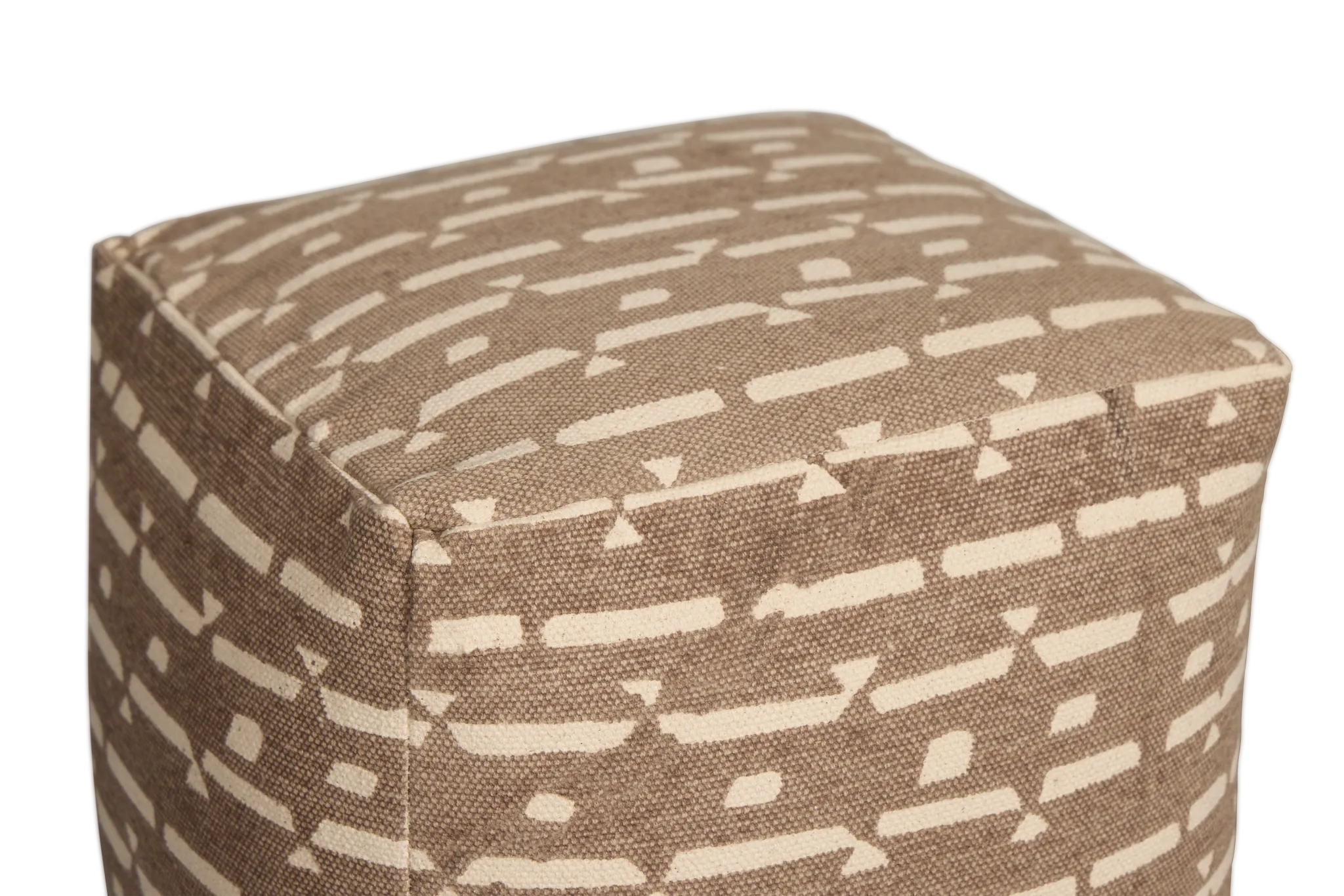 Pali Gray Accent Pouf