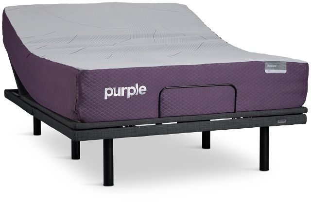 Purple Restore Firm Premium Plus Smart Adjustable Mattress Set