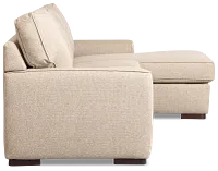 Sinclair Brown Fabric Small Right Chaise Sectional