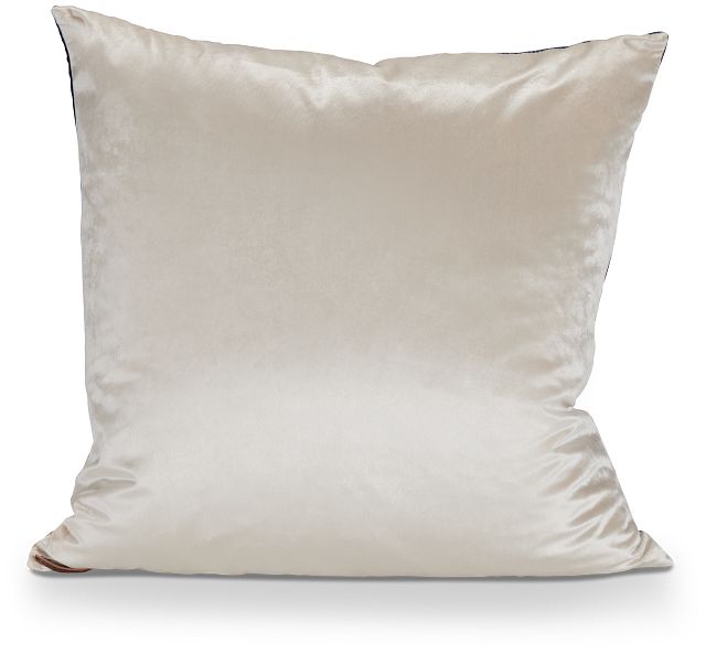 Lily Blue 22" Square Accent Pillow