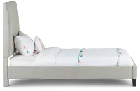 Lucy Taupe Uph Platform Bed